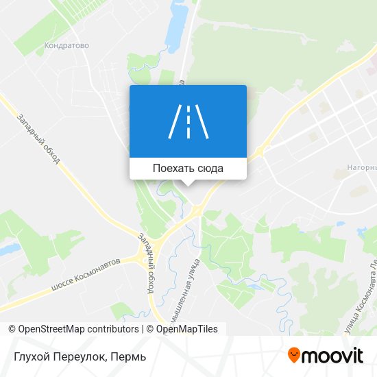 Карта Глухой Переулок