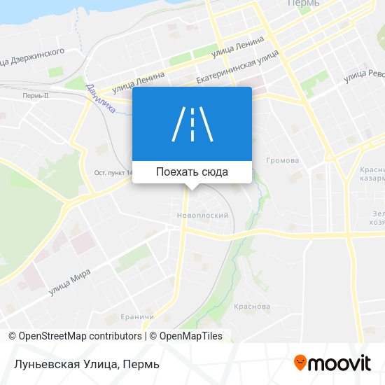 Карта Луньевская Улица