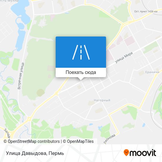 Карта Улица Давыдова