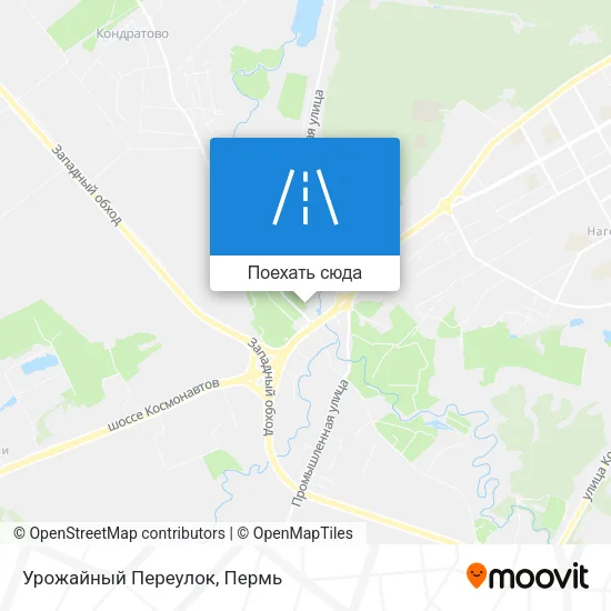 Карта Урожайный Переулок