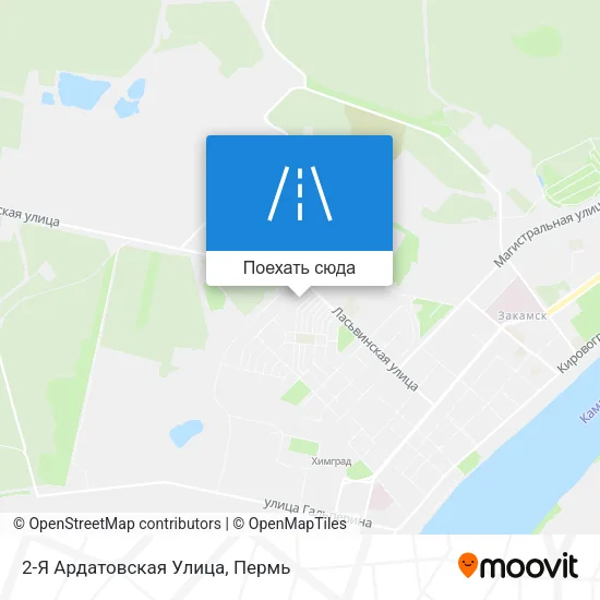 Карта 2-Я Ардатовская Улица