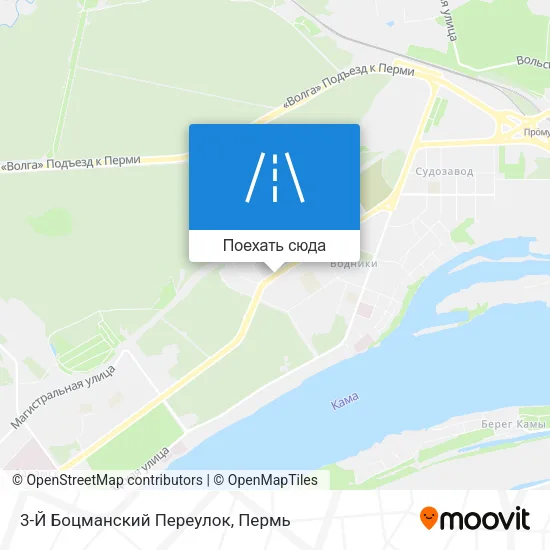 Карта 3-Й Боцманский Переулок