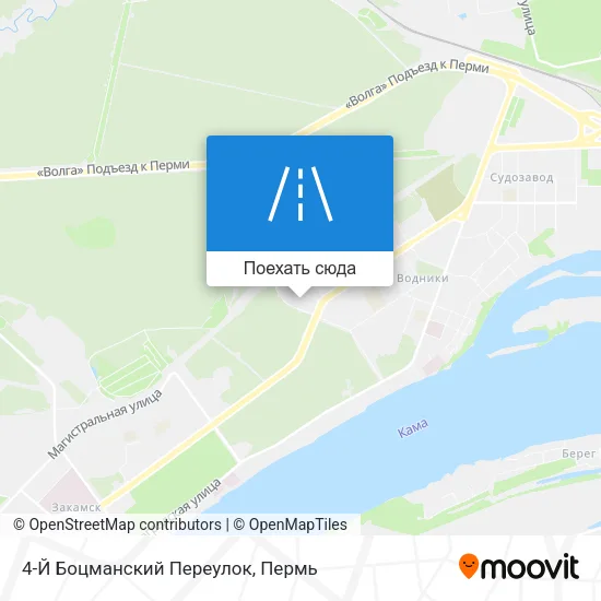 Карта 4-Й Боцманский Переулок