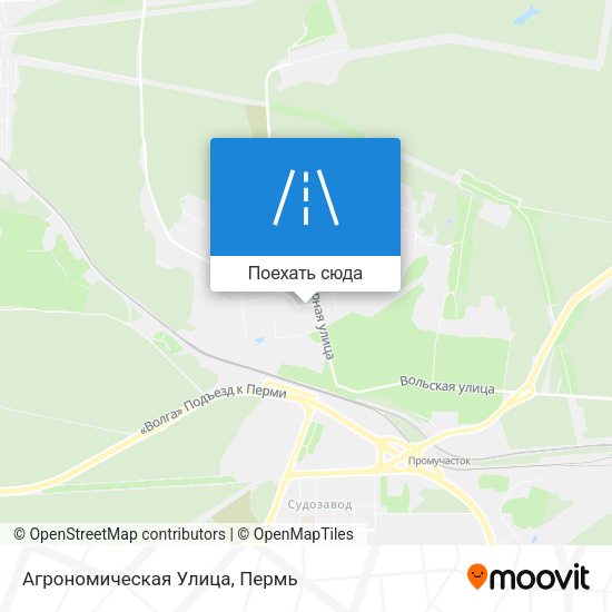 Карта Агрономическая Улица