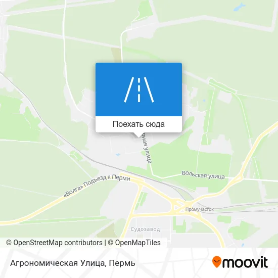 Карта Агрономическая Улица
