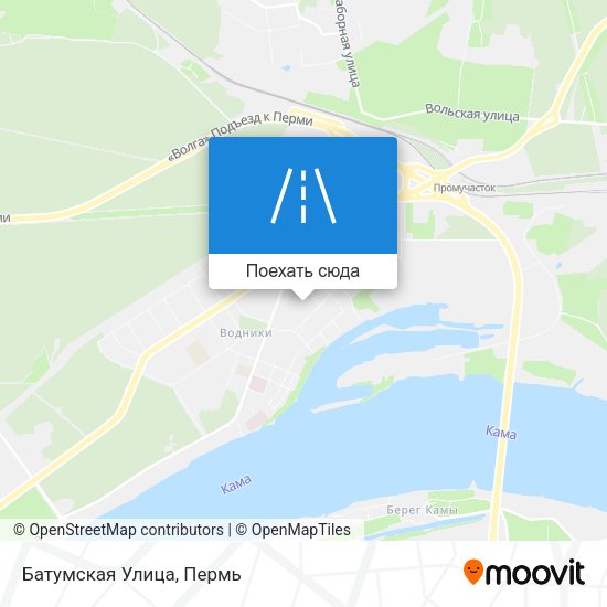 Карта Батумская Улица