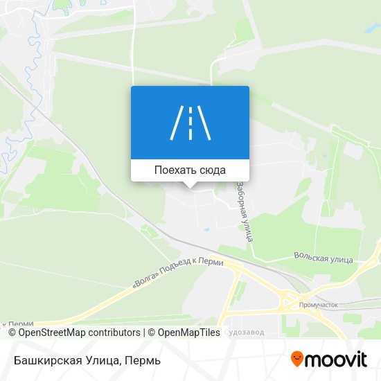 Карта Башкирская Улица