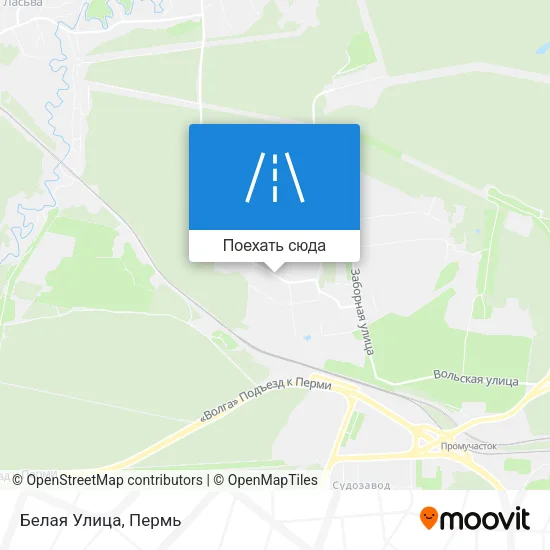 Карта Белая Улица
