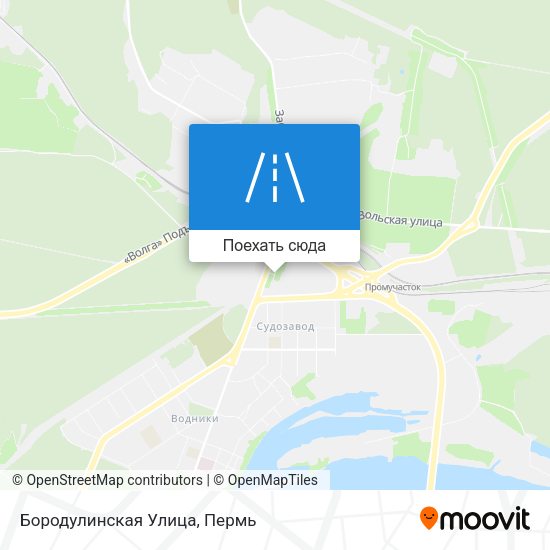Карта Бородулинская Улица