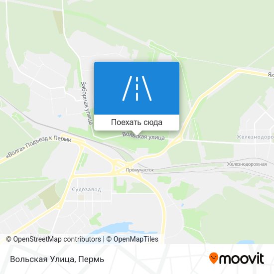 Карта Вольская Улица