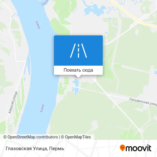 Карта Глазовская Улица