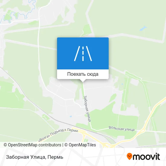 Карта Заборная Улица