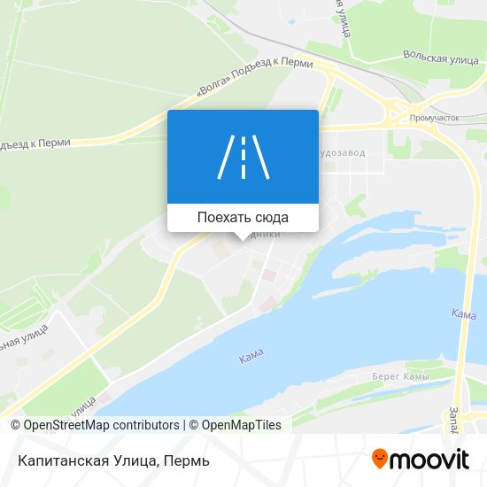 Карта Капитанская Улица