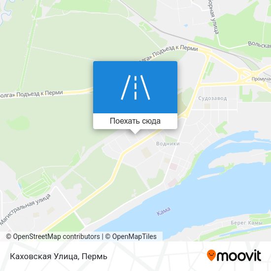 Карта Каховская Улица
