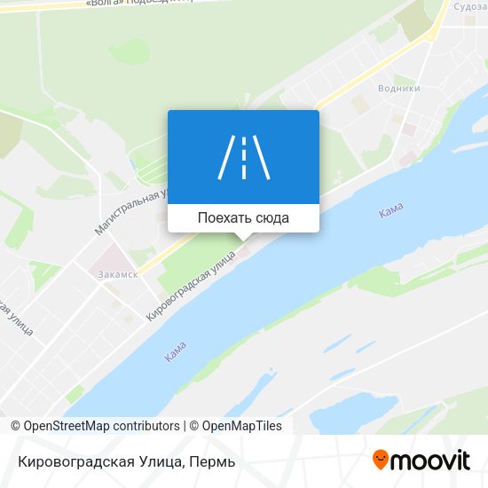 Карта Кировоградская Улица