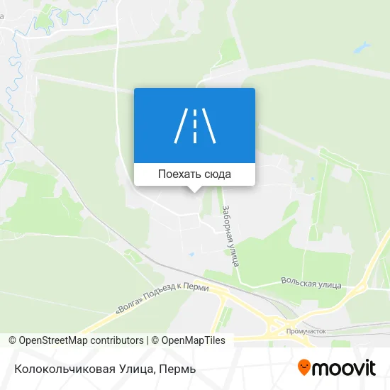 Карта Колокольчиковая Улица