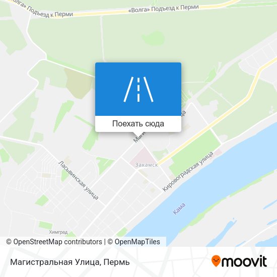 Карта Магистральная Улица