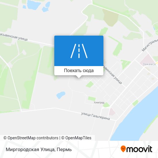 Карта Миргородская Улица