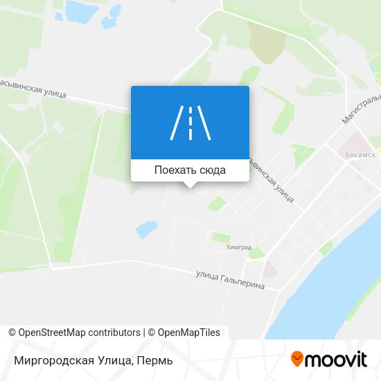 Карта Миргородская Улица