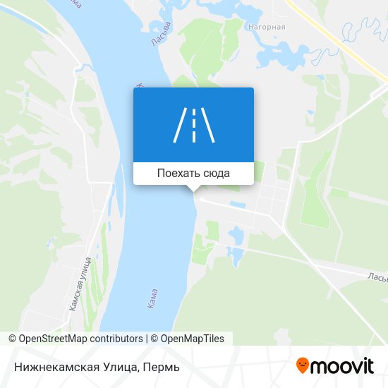 Карта Нижнекамская Улица