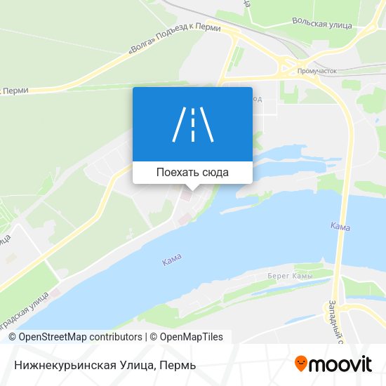Карта Нижнекурьинская Улица