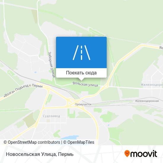 Карта Новосельская Улица
