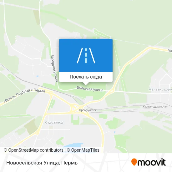 Карта Новосельская Улица