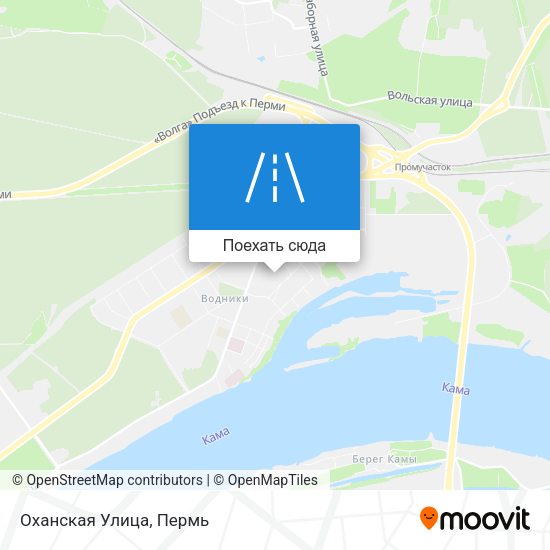 Карта Оханская Улица