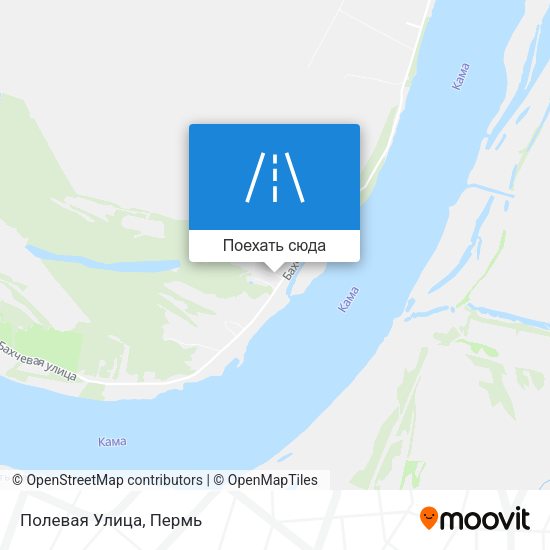 Карта Полевая Улица