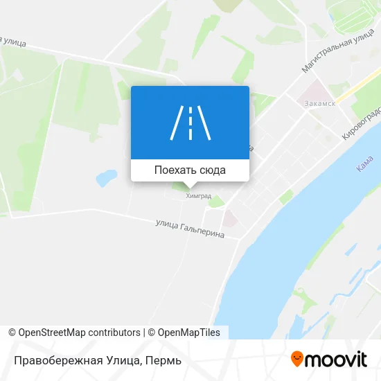 Карта Правобережная Улица