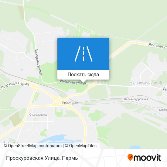 Карта Проскуровская Улица
