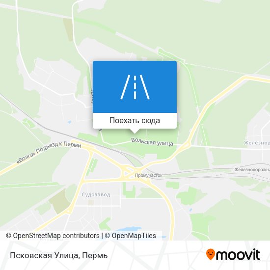 Карта Псковская Улица