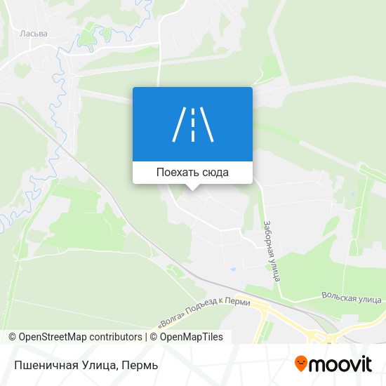 Карта Пшеничная Улица