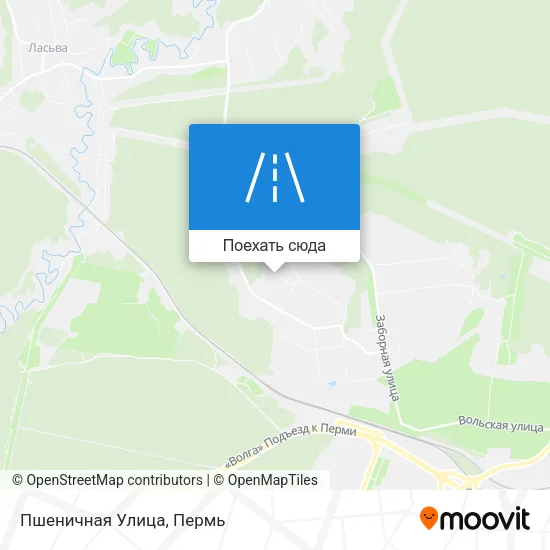 Карта Пшеничная Улица