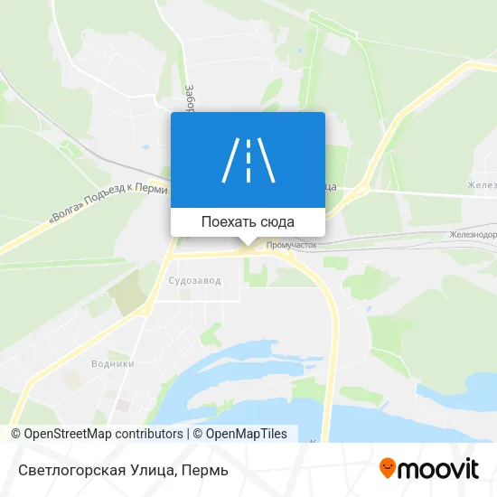 Карта Светлогорская Улица