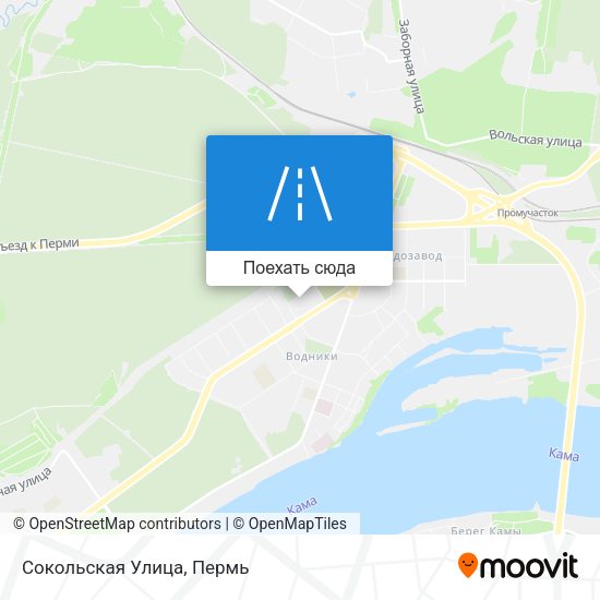 Карта Сокольская Улица