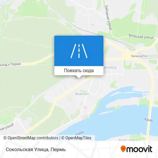 Карта Сокольская Улица