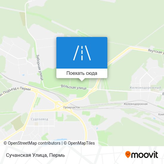 Карта Сучанская Улица
