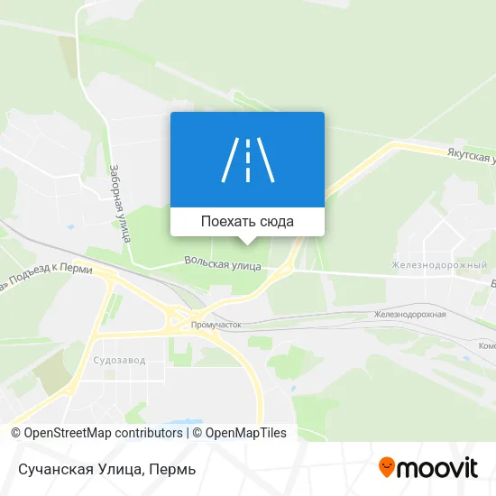 Карта Сучанская Улица