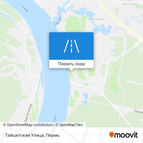 Карта Тайшетская Улица