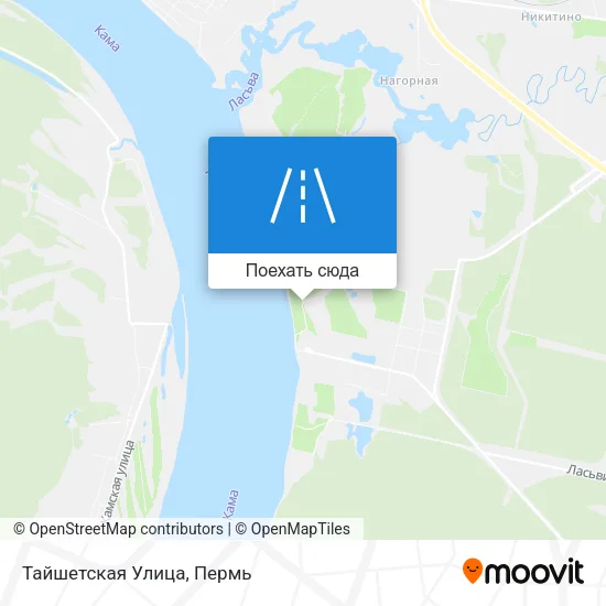 Карта Тайшетская Улица
