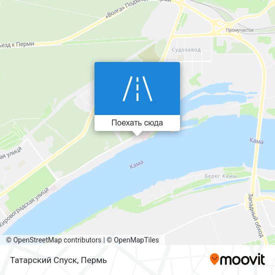 Карта Татарский Спуск