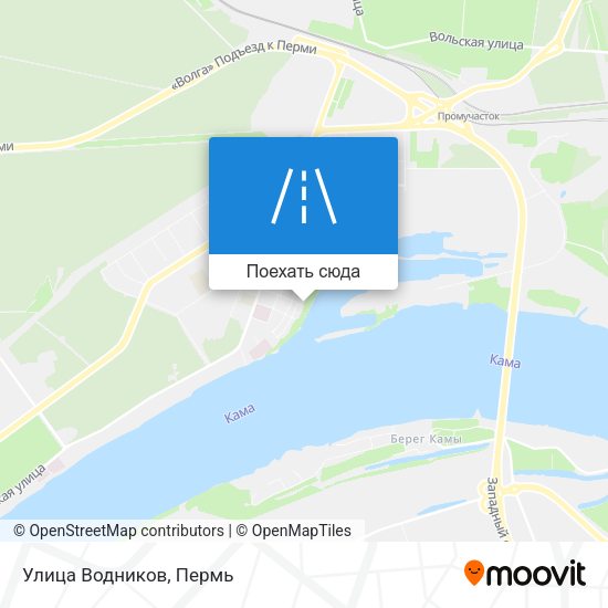 Карта Улица Водников