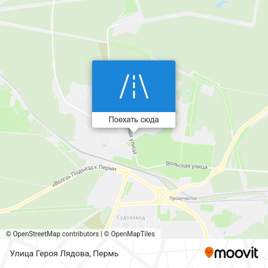 Карта Улица Героя Лядова