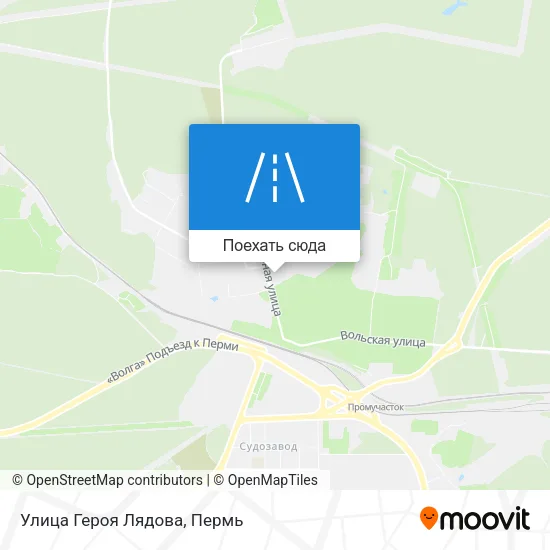 Карта Улица Героя Лядова