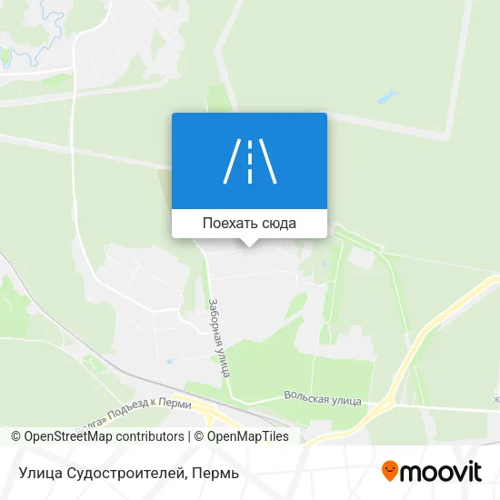 Карта Улица Судостроителей