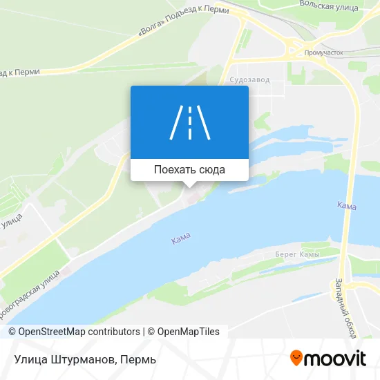 Карта Улица Штурманов
