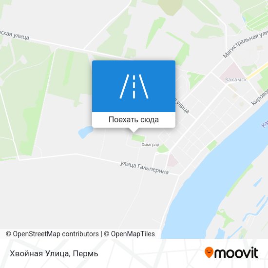 Карта Хвойная Улица