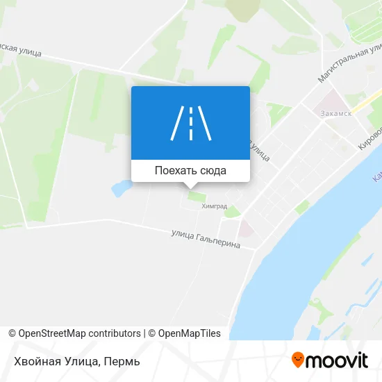 Карта Хвойная Улица