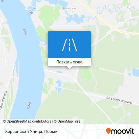 Карта Херсонская Улица